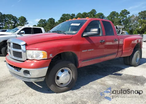 2005 Dodge Ram 3500 St из США, поврежденный, VIN 3D7MS48C65G765238